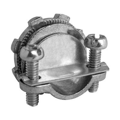 CONECTOR BX RECTO 1 CON ABRAZADERA PARA CABLE TSJ