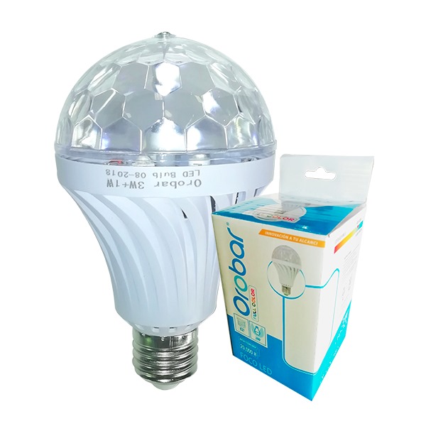 FOCO LED DE COLORES GIRATORIO DE 3W OROBAR IML