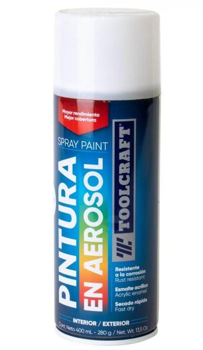 PINTURA SPRAY BLANCO BRILLANTE TOOLCRAFT