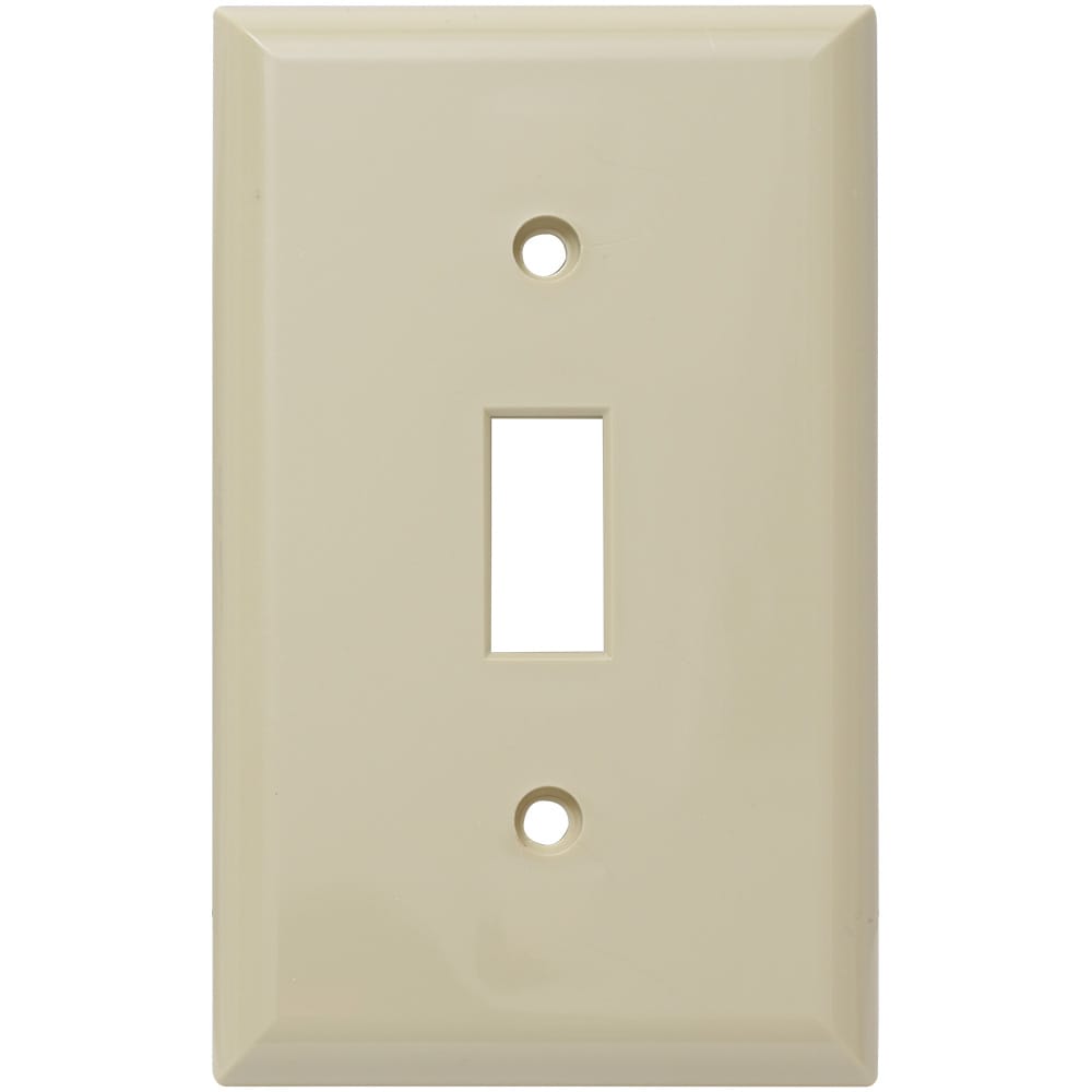 PLACA SENCILLO PLASTICO PARA SWITCH MARFIL EAGLE