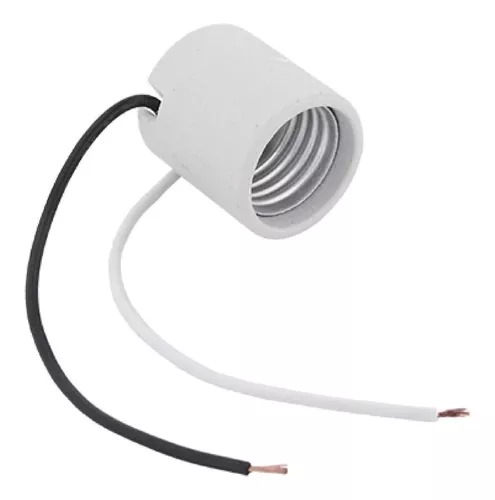 SOCKET PORCELANA CANDIL SOPORTE DE ESCUADRA