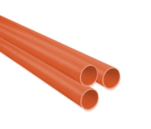 TUBO DUCTO PVC DE 3/4 NARANJA