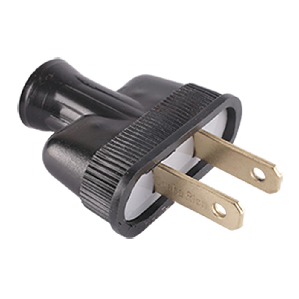 ESPIGA PLANA NEGRA 15A 125V EAGLE