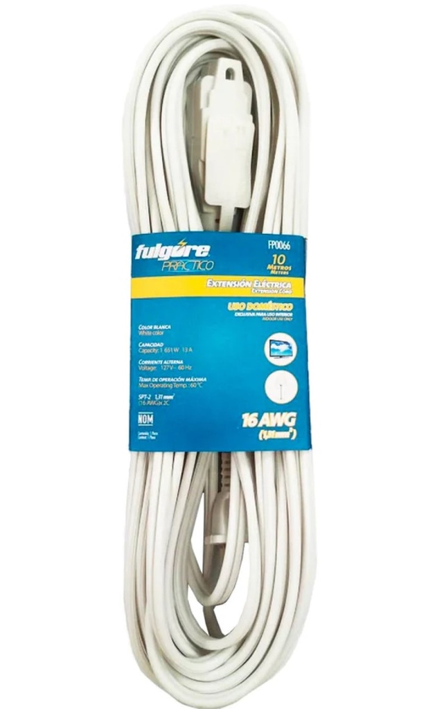 EXTENSION BLANCO 8M USO DOMESTICO FULGOR