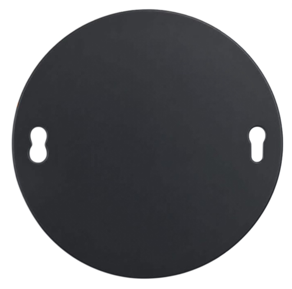 TAPA CIEGA REDONDA PLASTICO GRIS