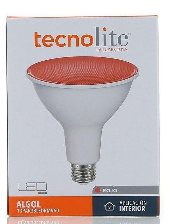 BOMBILLA LED TIPO REFLECTOR PAR38 13W ROJO TECNO LITE