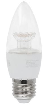 BOMBILLO VELA TRANSPARENTE 5W 6500K E27 NUEVASA