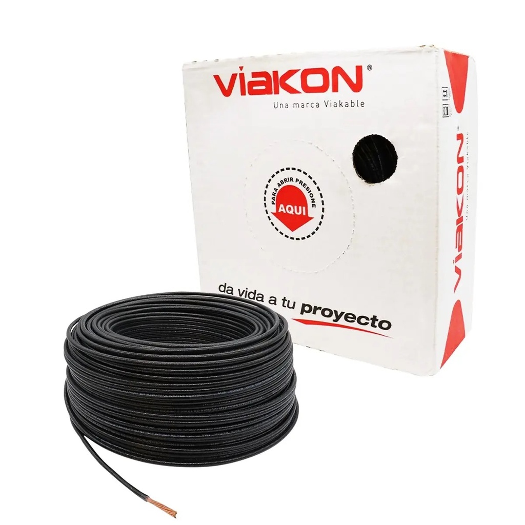 CABLE THHN #14 DE COBRE NEGRO (CAJA)