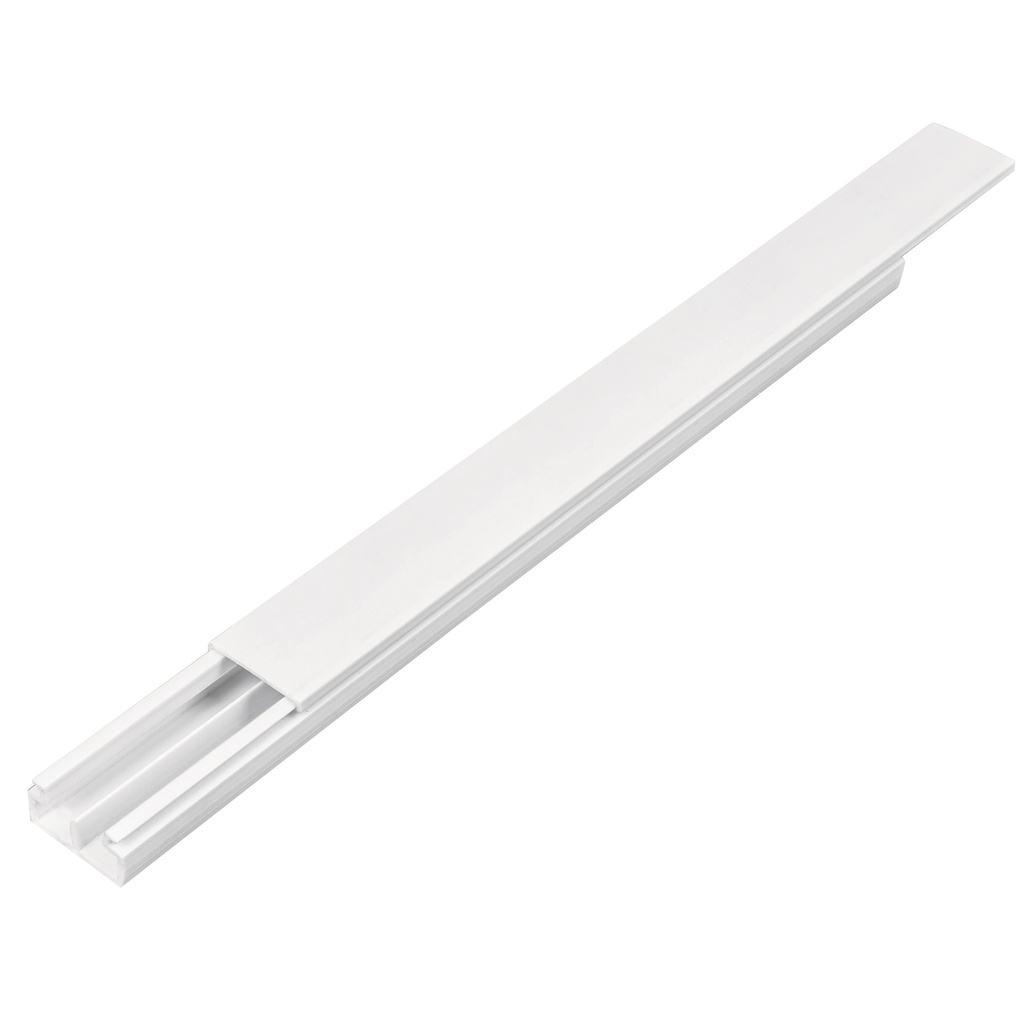 CANALETA DE 2 VIA 3/4 SIN ADHESIVO 10X20MM VOLTECK