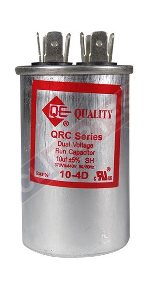 CAPACITOR 10UF DUAL VOLTAJE GRIS METAL QUALITY