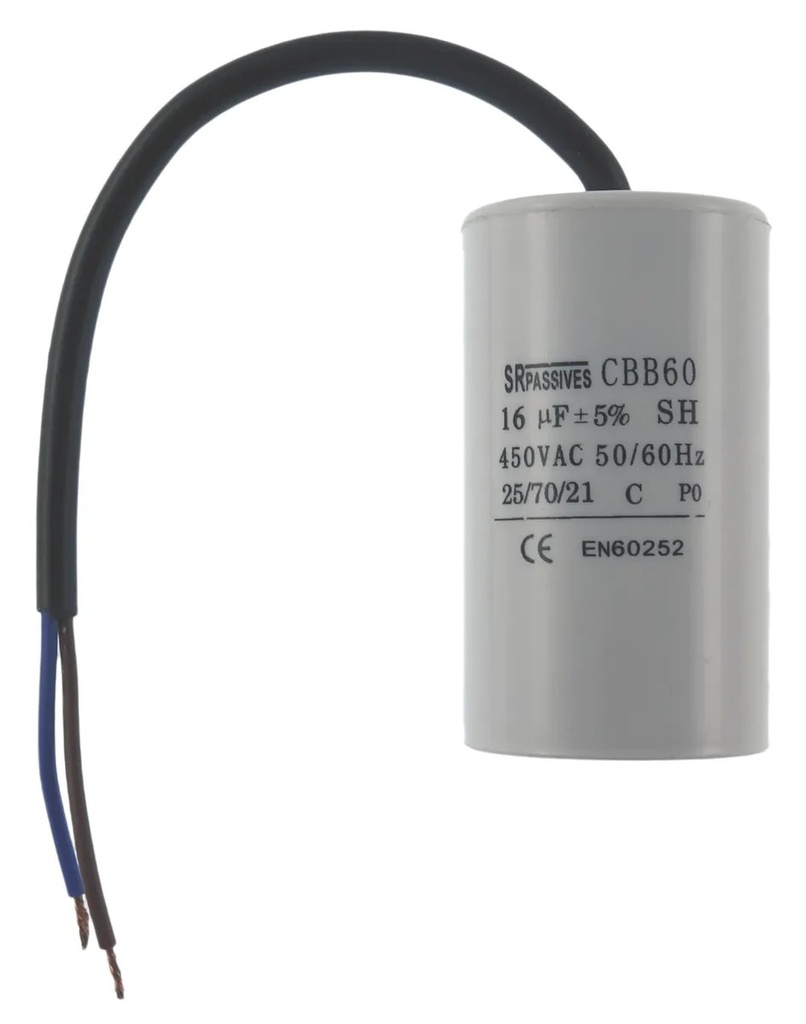 CAPACITOR CON CABLE 16UF