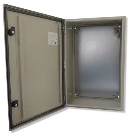 GABINETE METALICO IP65 400X300X200MM CON PLACA ANCLO