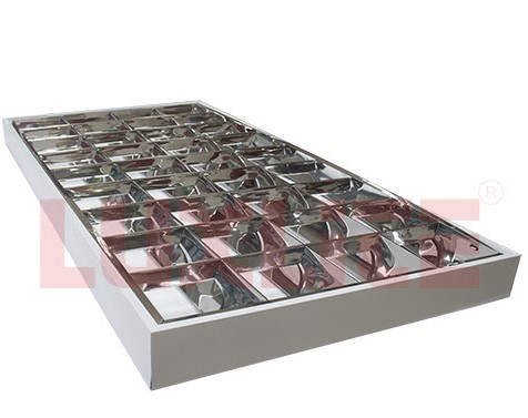 LAMPARA 2 X4  SOBRE PONER C/D PARAB. P/4 TUBO LED