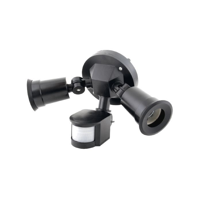 LUMINARIO CON SENSOR DE MOVIMIENTO PAR-38 NEGRO