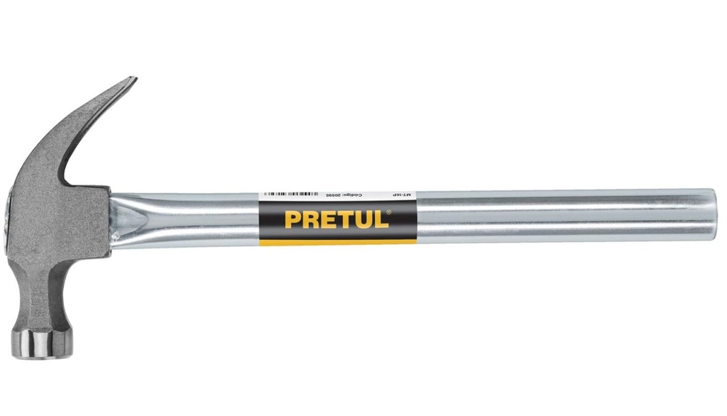 MARTILLO MANGO TUBULAR 16OZ PRETUL