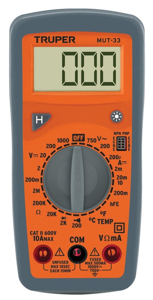 MULTIMETRO DIGITAL JUNIOR TRUPER
