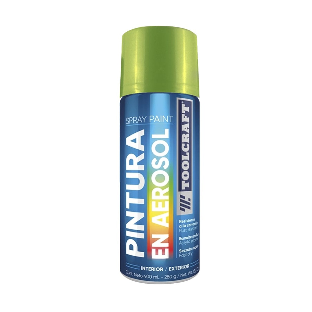 PINTURA SPRAY VERDE ECOLOGICO TOOLCRAFT