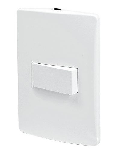 PLACA APAGADOR SENCILLO P/CAJA HABIT
