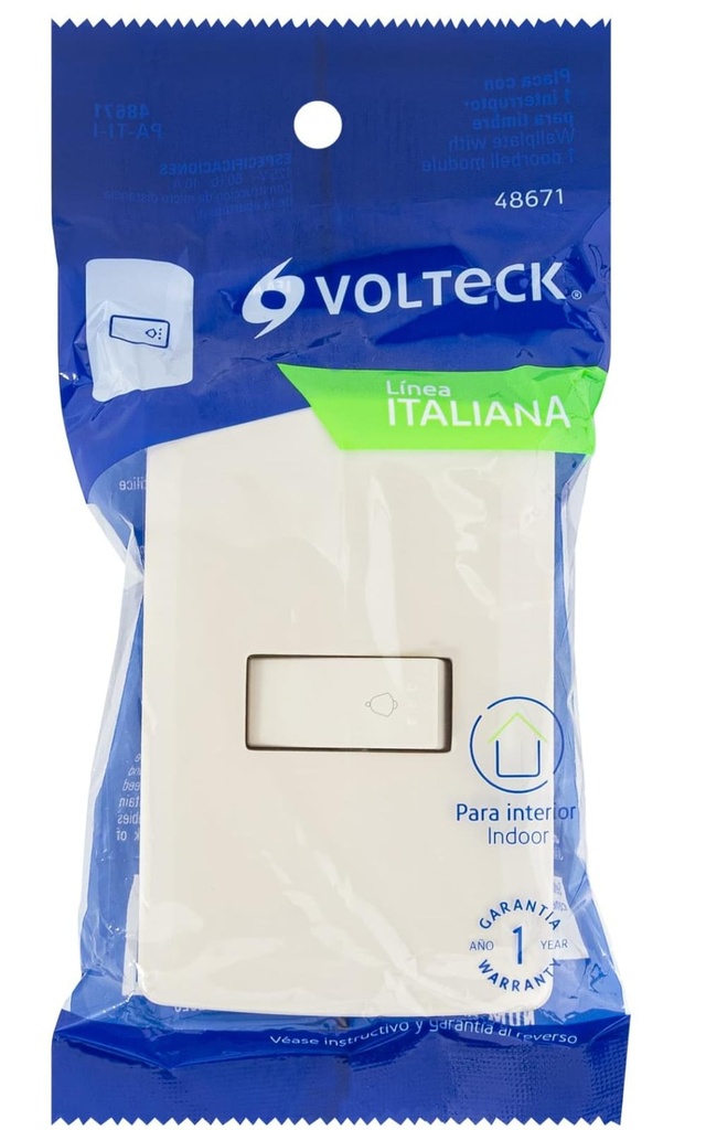 PLACA ARMADA CON TIMBRE LINIA ITALIANA VOLTECK