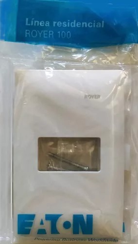 PLACA R100 SENCILLA BLANCO EATON