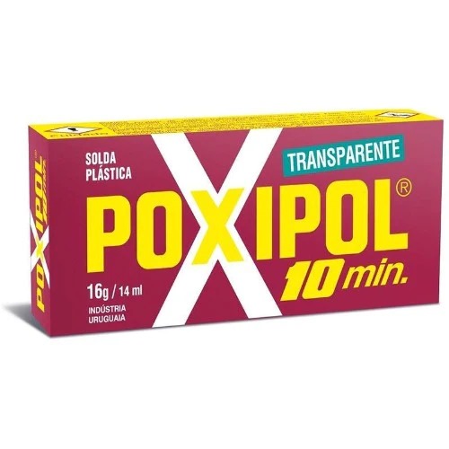 POXIPOL CAJA ROJA 14 ML COLOR TRANSPARENTE