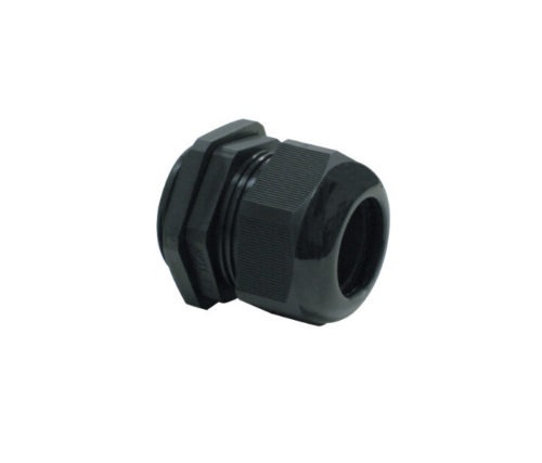 PRENSAESTOPA CON TUERCA PARA 1 COLOR NEGRO  ARGOS