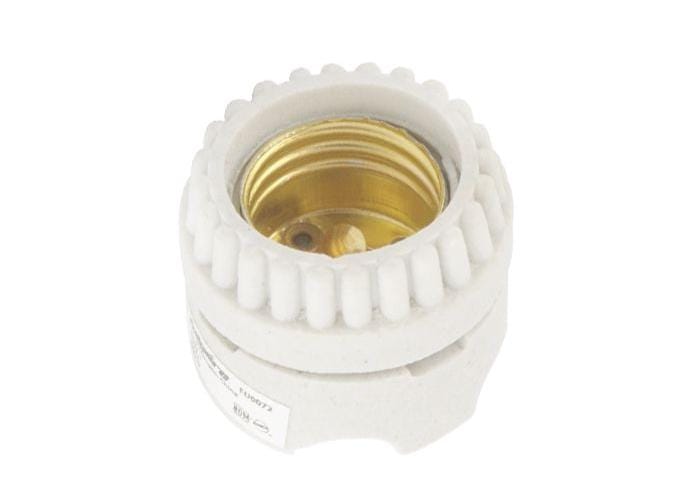 SOCKET DE PORCELANA DE ANUNCIO FULGORE