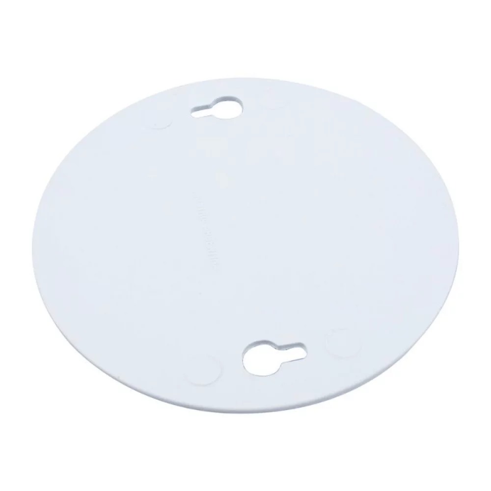 TAPA CIEGA REDONDA PLASTICO BLANCO INDUMA