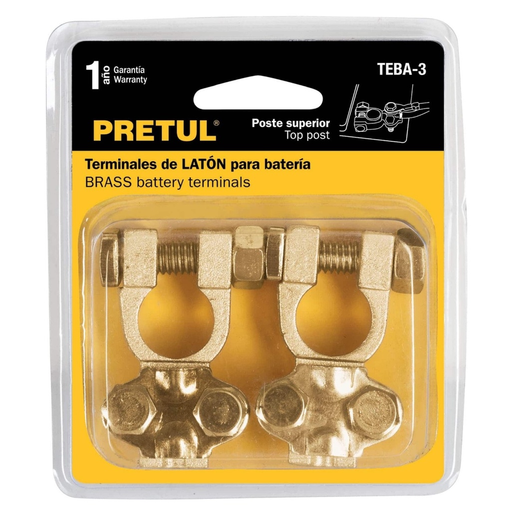 TERMINAL LATON P/BATERIA SUPERIOR 2 PZS PRETUL