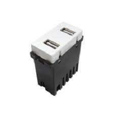 TOMA R100 USB DOBLE 2.1A 5VDC BLANCO EATON