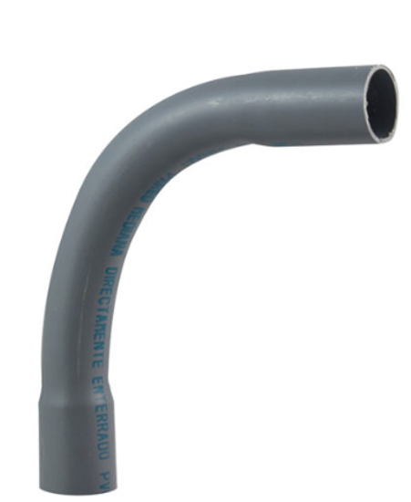 VUELTA DUCTO PVC GRIS DE 3/4 MULTITUBOS