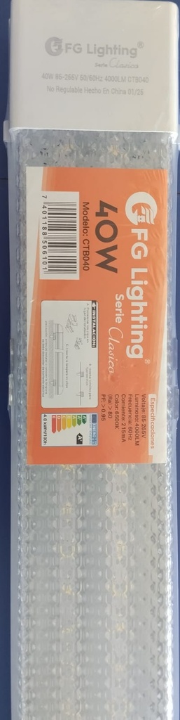 TUBO LED DE 40W LUZ BLANCA (FG LIGHTING )