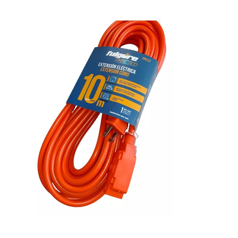 EXTENSION NARANJA 10M USO DOMESTICO FULGORE
