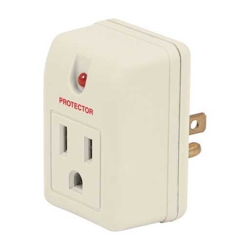 [46250] ADAPTADOR ATERRIZADO CON SUPRESOR VOLTECK