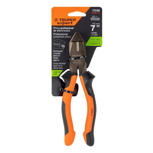 [17338] ALICATE P/ELECTRICISTA 7 USO RUDO TRUPER