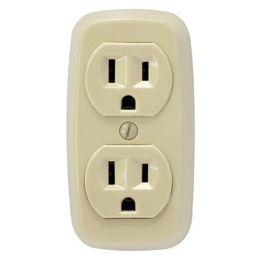 [78V] ARMADURA DOBLE POLALIZADA 15A S/PONER MARFIL EAGLE