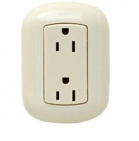 [P38] ARMADURA DOBLE POLARIZADA 15A S/PONER OVAL BTICINO