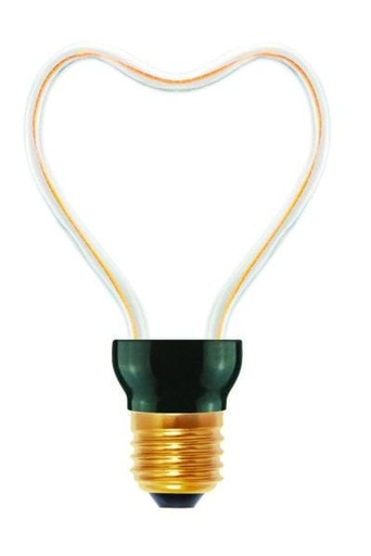 [BEND-LED-WR-8W/BC] BOMBILLA LED FILAMENTO TIPO CORAZON 8W TECNO LITE