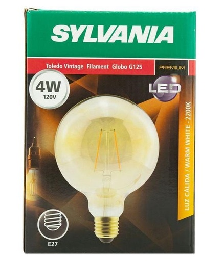 [P27994] BOMBILLA LED TIPO GLOBO VINTAGE 4W SYLVANIA