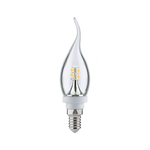 [OU005-C3] BOMBILLO VELA TRANSPARENTE 5W 6500K E27 (NUEVASA)