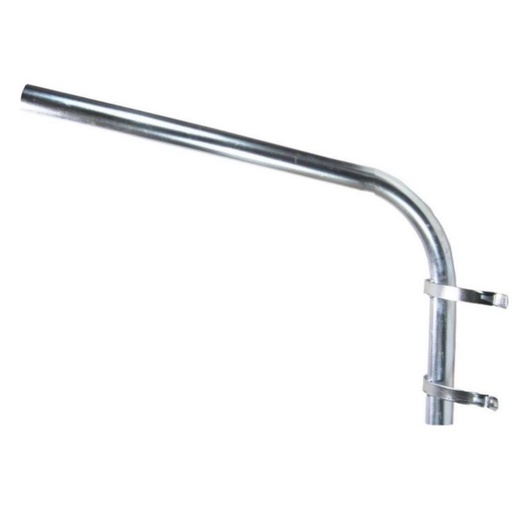[6014] BRAZO GALVANIZADO P/ LAMPARA TIPO CANASTA 4PIE X 1 1/4