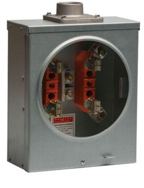 [5060] CAJA SOCKET CUADRADO MONOFASICA 100A 120/240V PROELCA