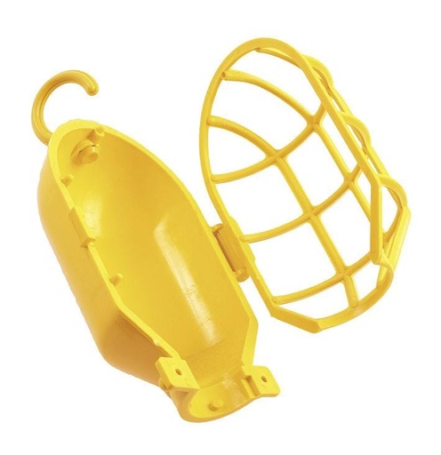 [1467] CANASTA PLASTICA PARA LAMPARA PARA MECANICO 75W EAGLE