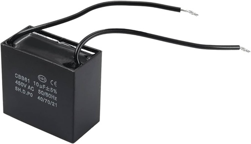 [10UF6] CAPACITOR CON CABLE PLASTICA PEQUEÑO 10UF