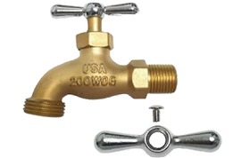 [X54-510] CHORRO DE 3/4 BRONCE LIVIANA MARIPOSA KUVAL