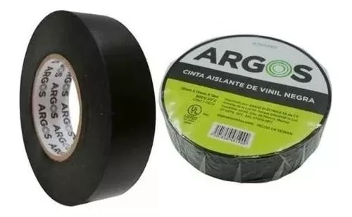 [9750050] CINTA AISLANTE DE VINIL 18M NEGRA ARGOS