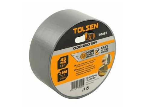 [50281] CINTA PARA CONDUCTO DE TELA 48MMX24M TOLSEN