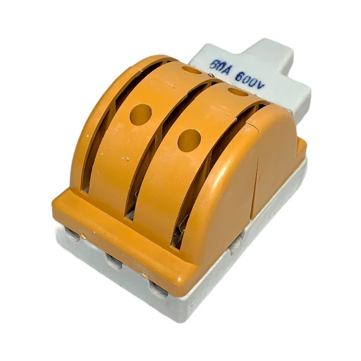 [5088] CUCHILLA DE INTERRUPTOR DE PORCELANA 3X60A 2 TIRO