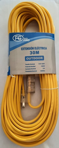 [PEE006] EXTENSION DE 30 METRO AMARILLA PRO FG LIGHTING