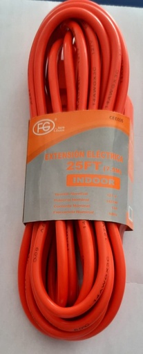 [CEEB026] EXTENSION ELECTRICA 7.5M NARANJA FG LIGHTING